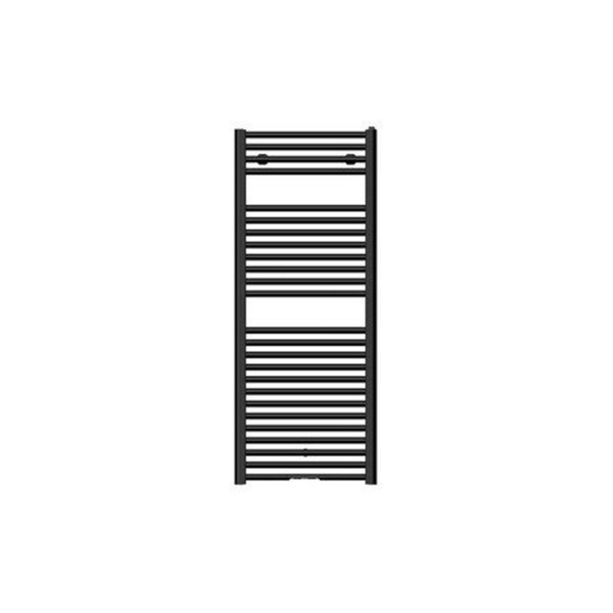 Nemo Spring Toronto handdoekradiator - 124.8x60cm - staal - mat zwart