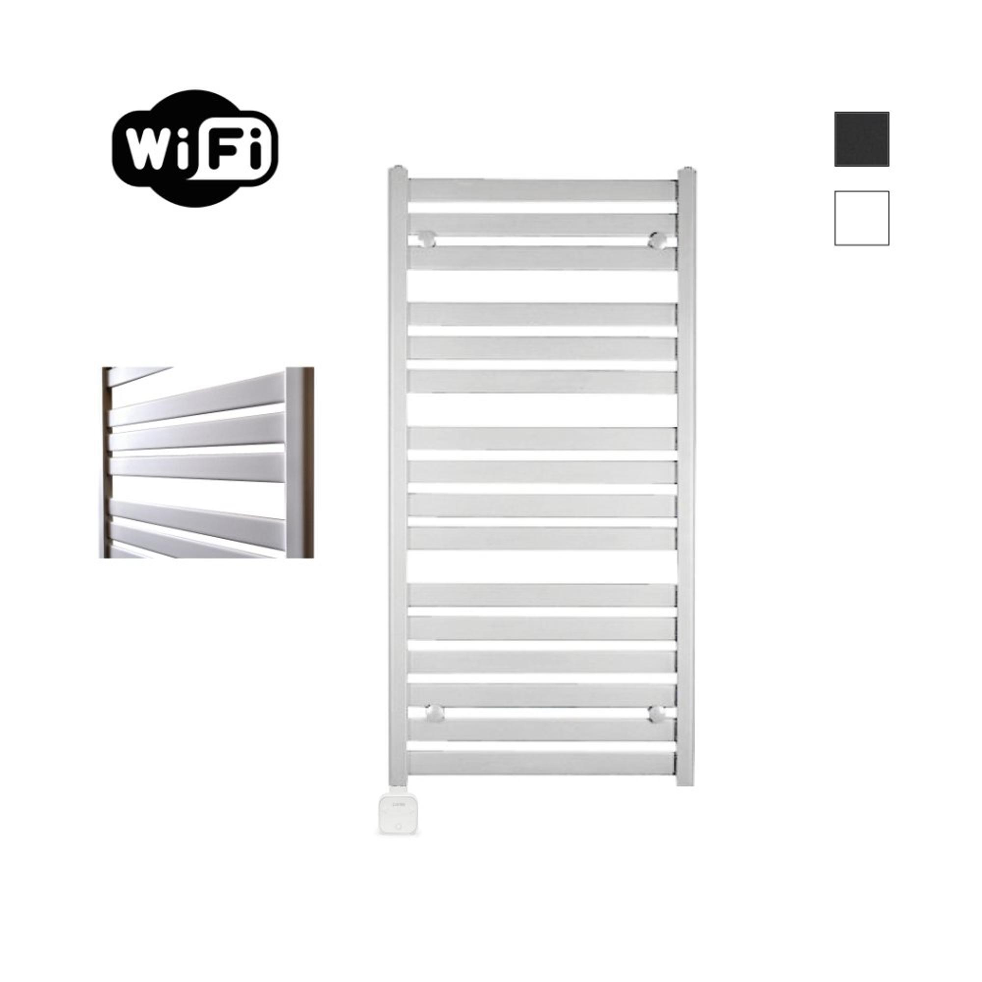 Sanicare HPW Moda Elektrische Radiator - 120x60cm - 876W - wifi - thermostaat - wit