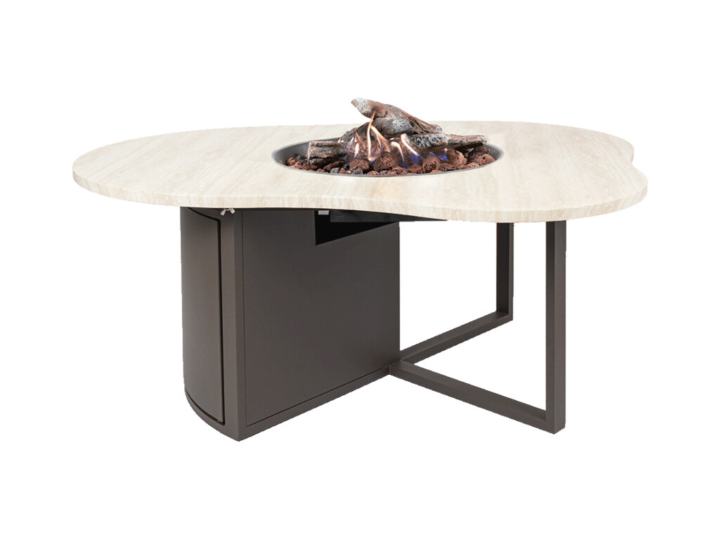 Cosi Cosiloft Novi vuurtafel Espresso Brown/Stone Look