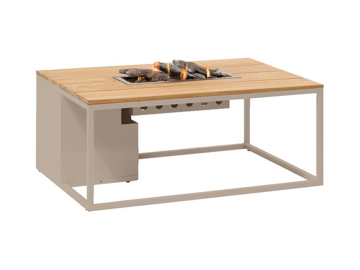 Cosi Fires Cosiloft 120 vuurtafel - Beige/Teak