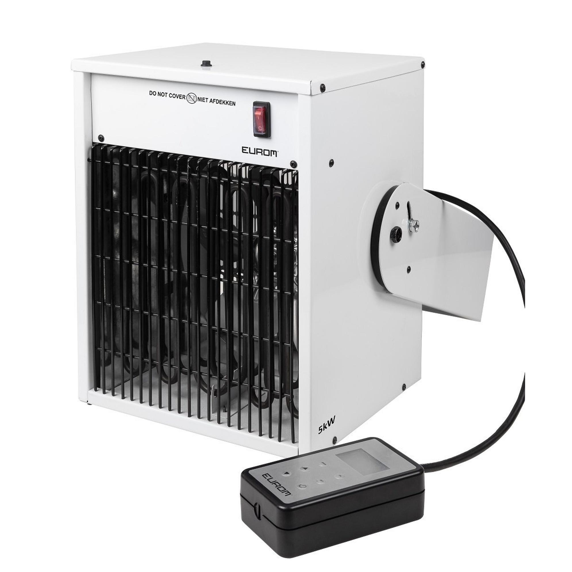 Eurom Industrial EK 5000 Wall Werkplaatskachel Wandmontage 5000W Wit