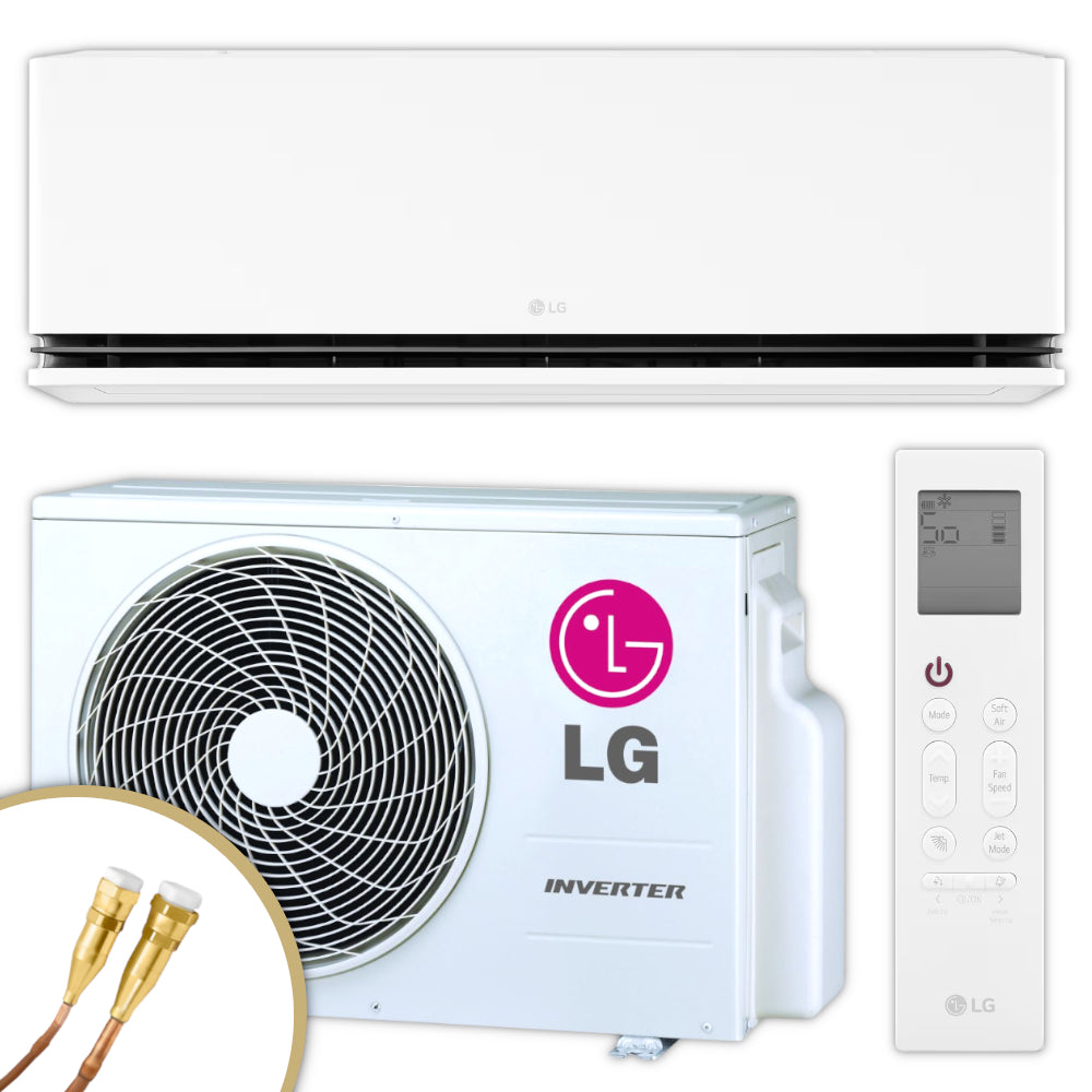 LG DUALCOOL S1 PREMIUM split-airco set 2,5 kW Quick-Connect