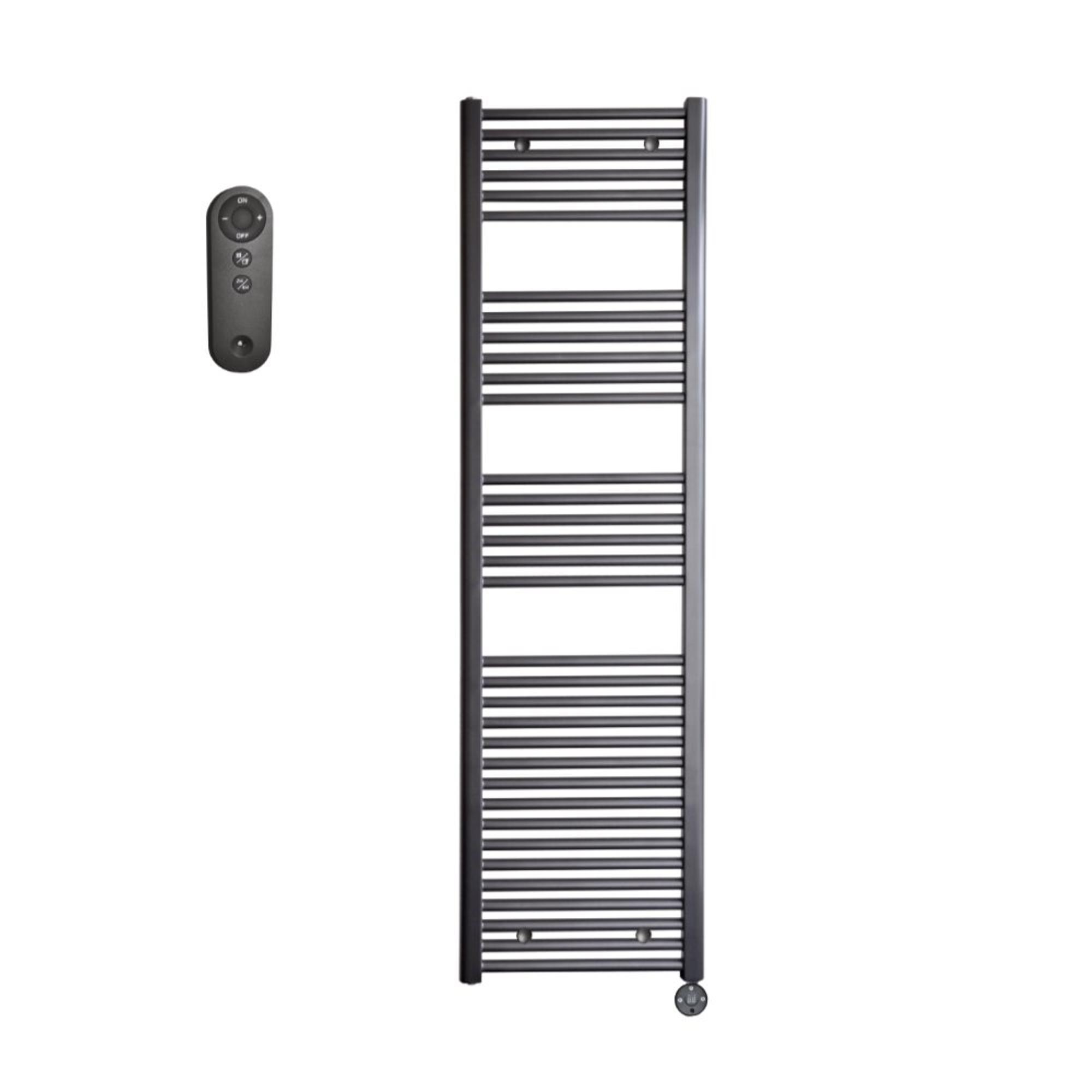Sanicare HVS Elektrische Radiator - 172x60cm - 1127W - afstandsbediening - gunmetal