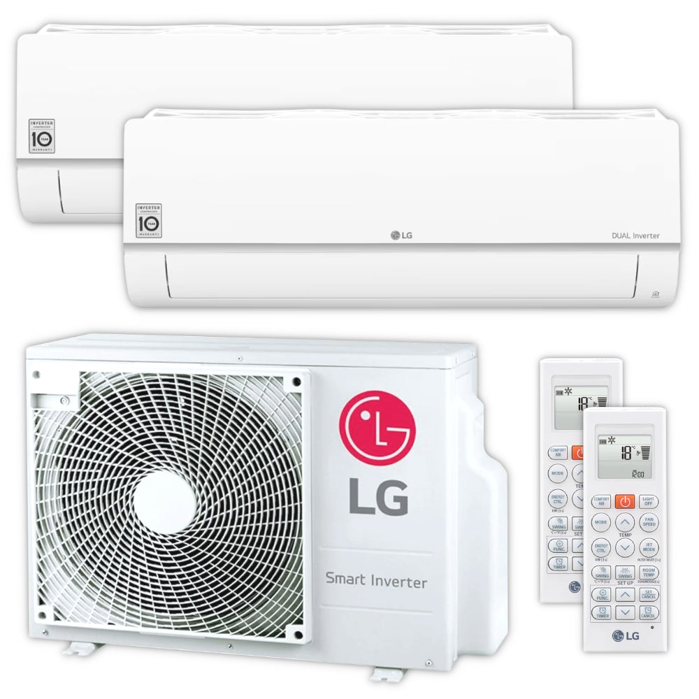 LG Standard Plus Multisplit Airconditioner Set | 2x 2,5 kW Wandunit