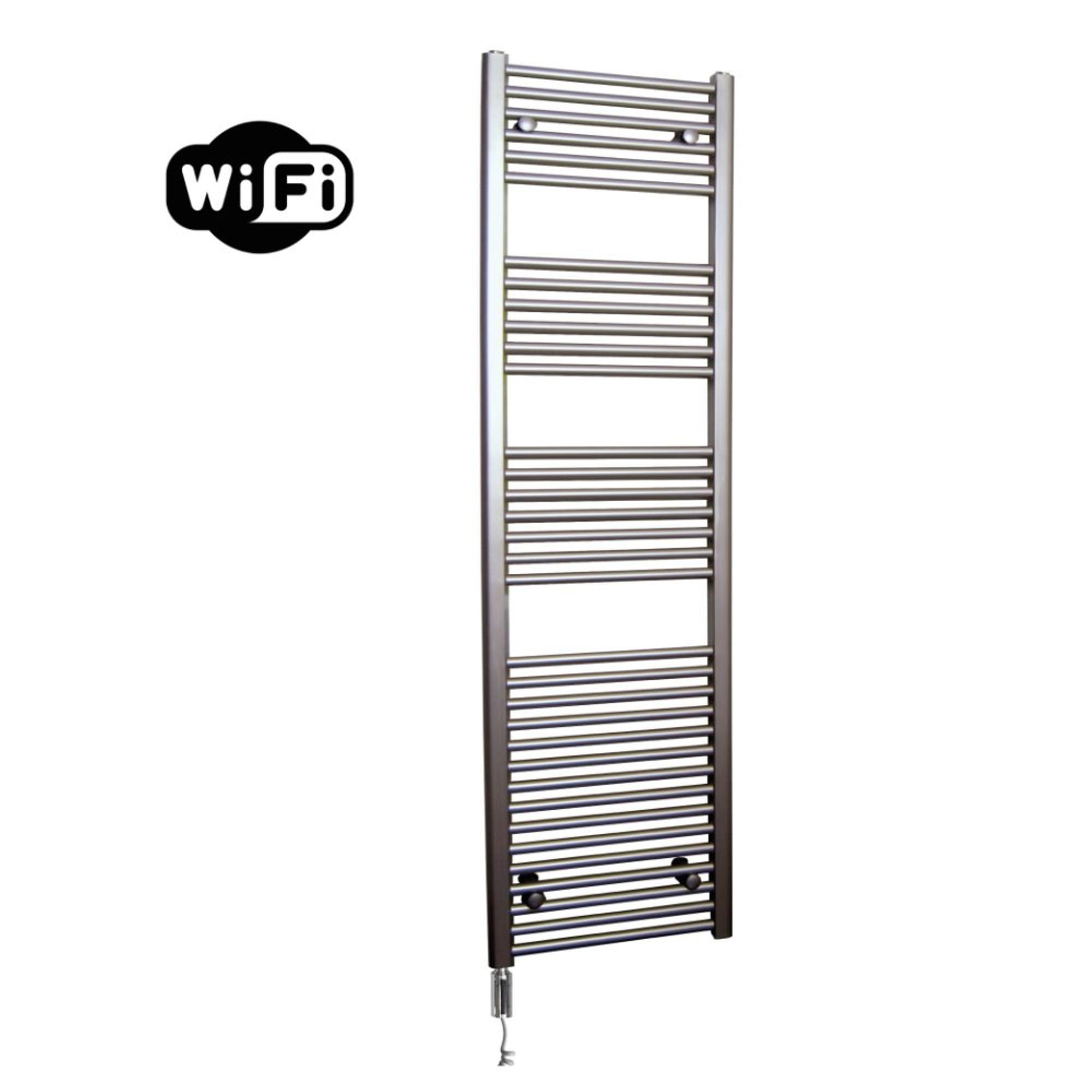 Sanicare HVW Elektroheizkörper 172x60cm 1127W mit WiFi Thermostat Chrom