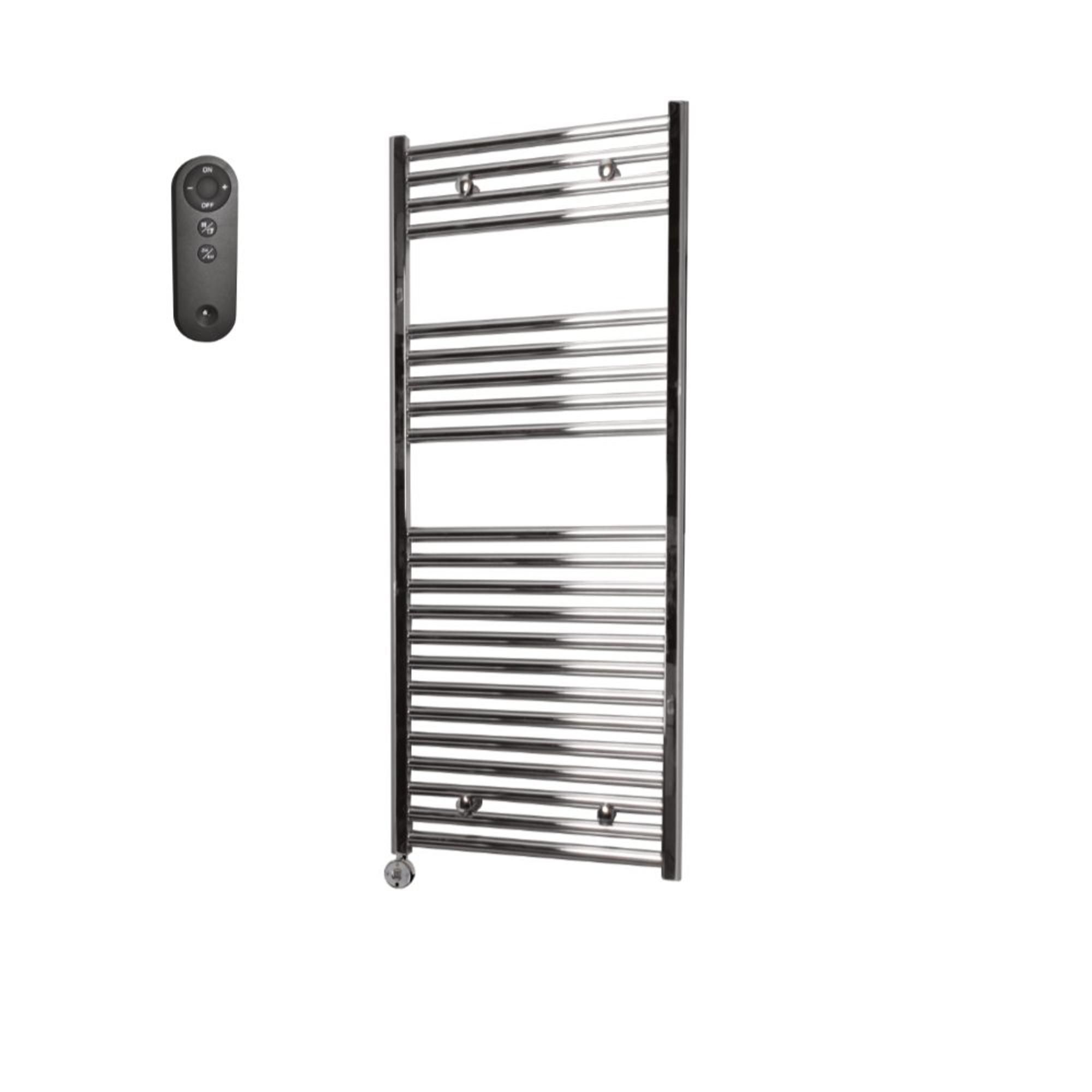 Sanicare HVS Elektrische Radiator - Chroom - 111.8x45cm - 435W
