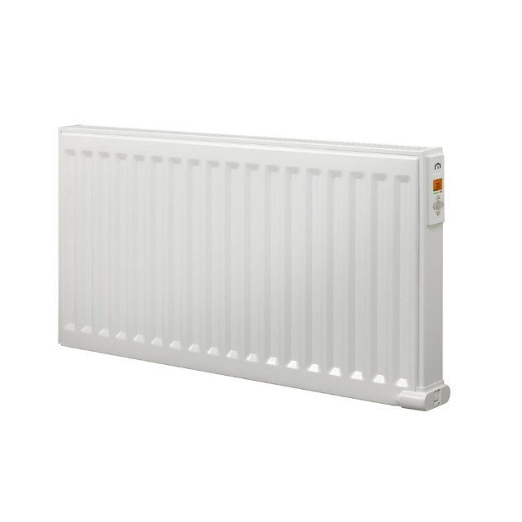 Radson Yali Digital elektrische paneelradiator 80x30cm 750W staal Wit