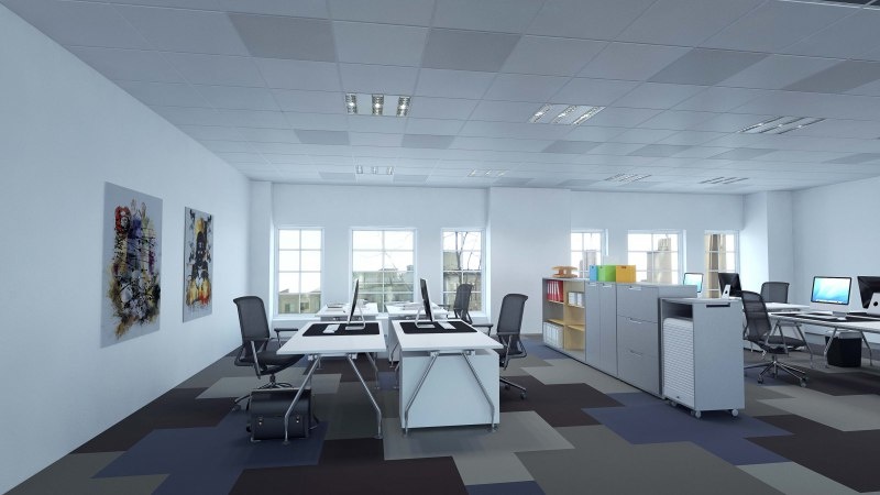 Ecosun VT-Serie infraroodpaneel 59x59 300 Watt voor systeemplafonds