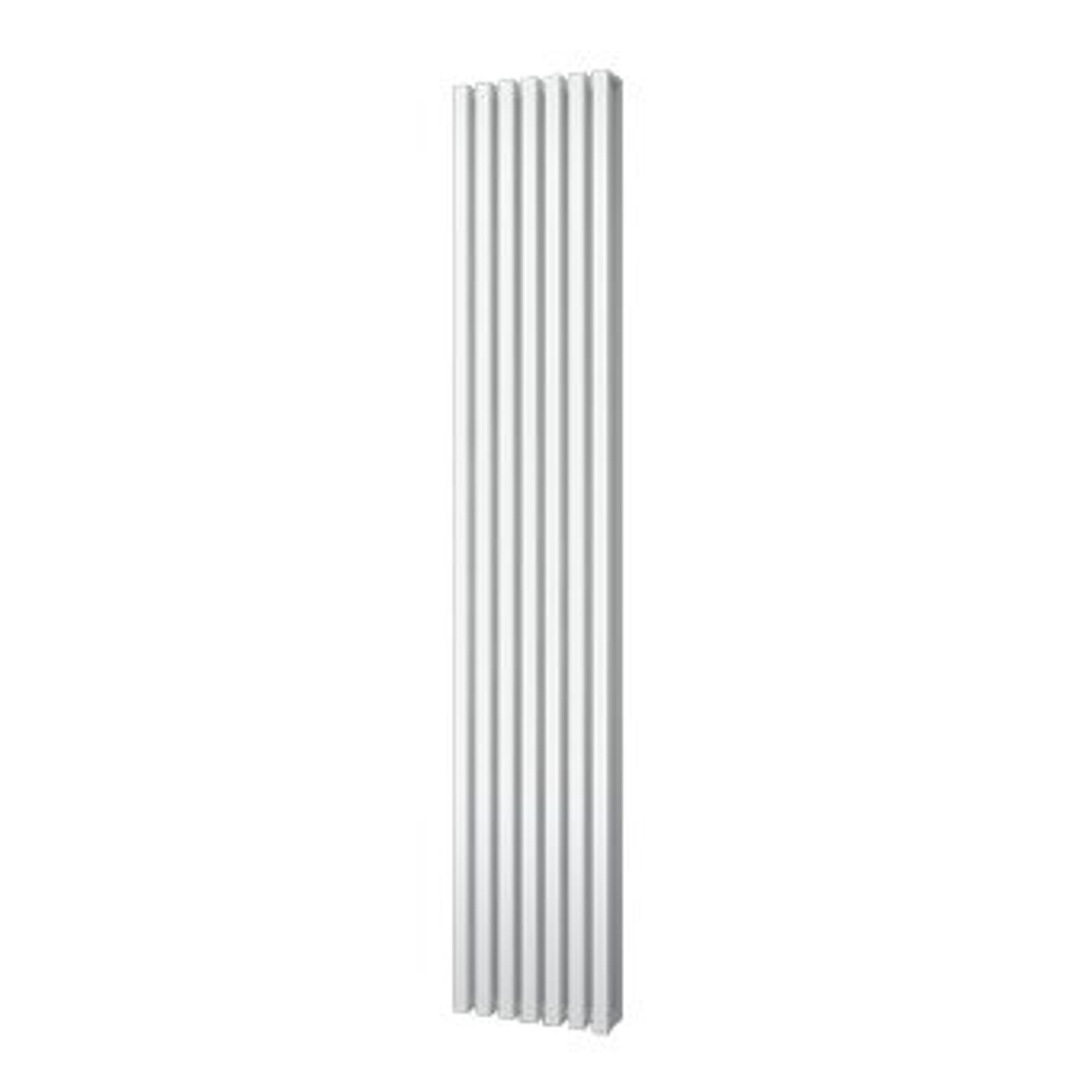 Plieger Siena designradiator verticaal dubbel 1800x318mm 1096W wit