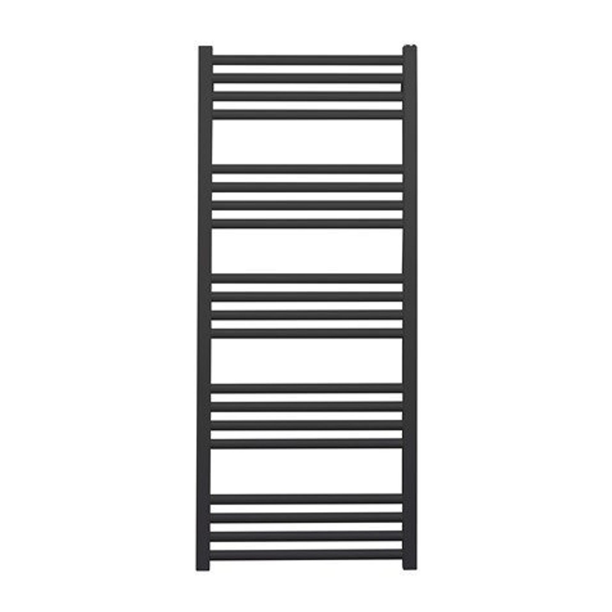 Crosswater MPRO Handdoekradiator - 114x48cm - 447 watt - mat zwart