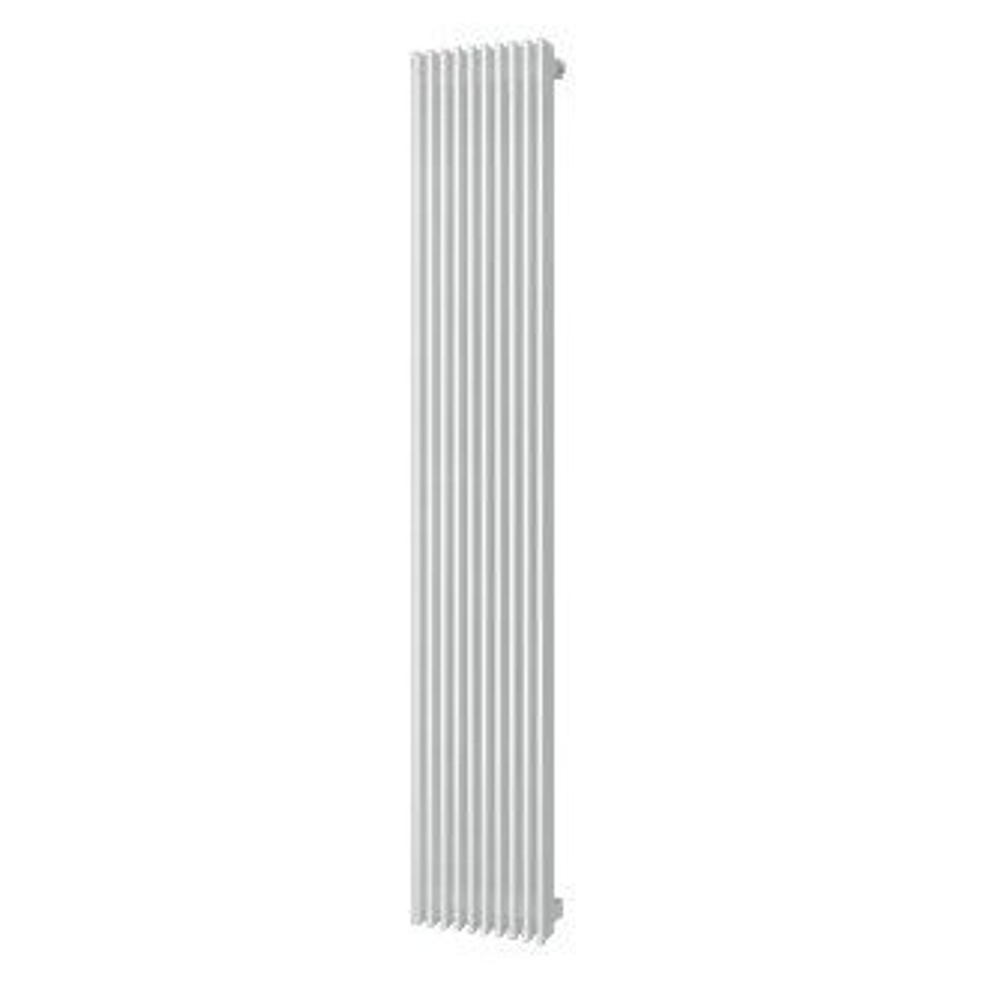Plieger Antika Retto designradiator verticaal middenaansluiting 1800x295mm mat wit