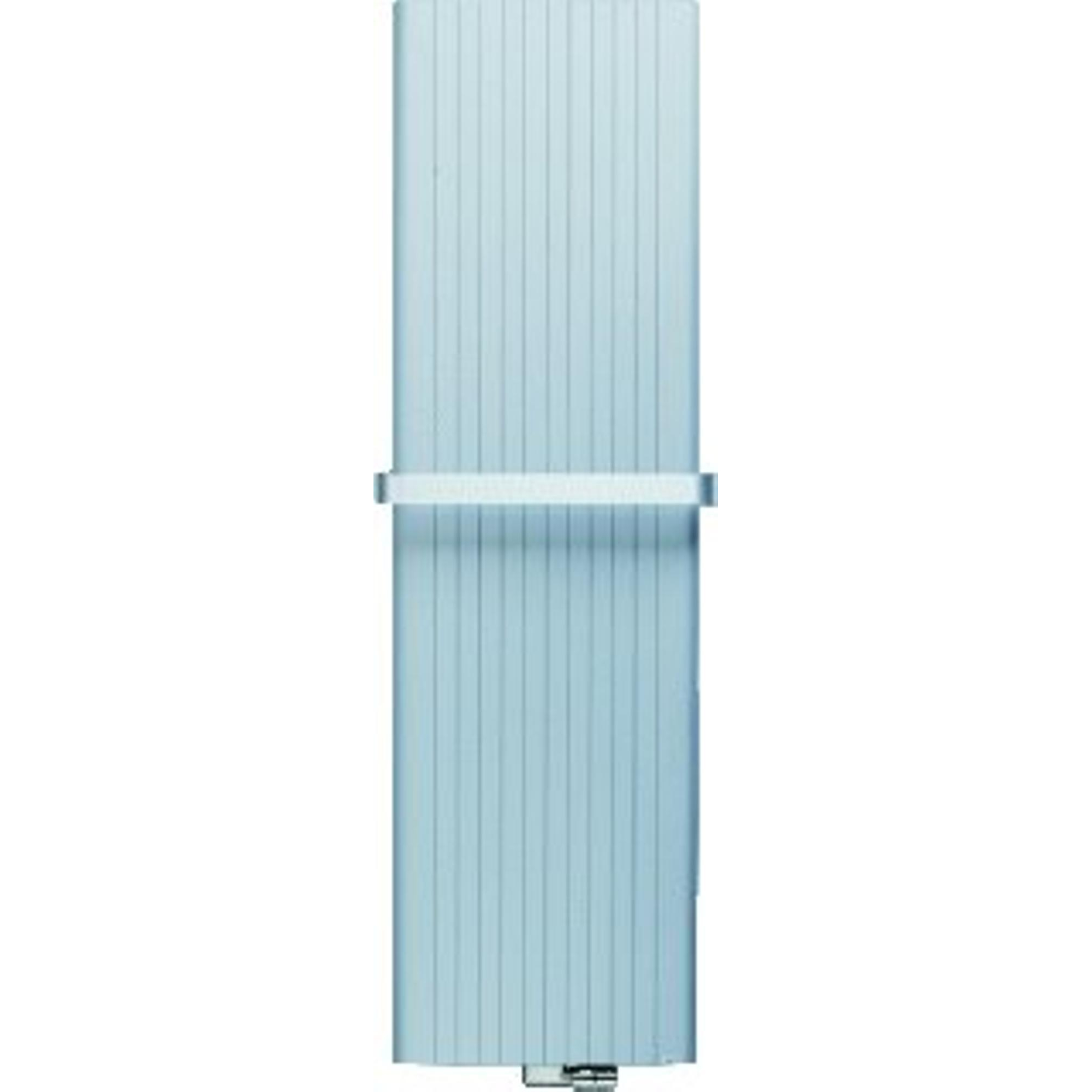 Vasco Alu Zen Decor Radiator - 180x37.5cm, 1319W, Grijs-Wit Aluminium
