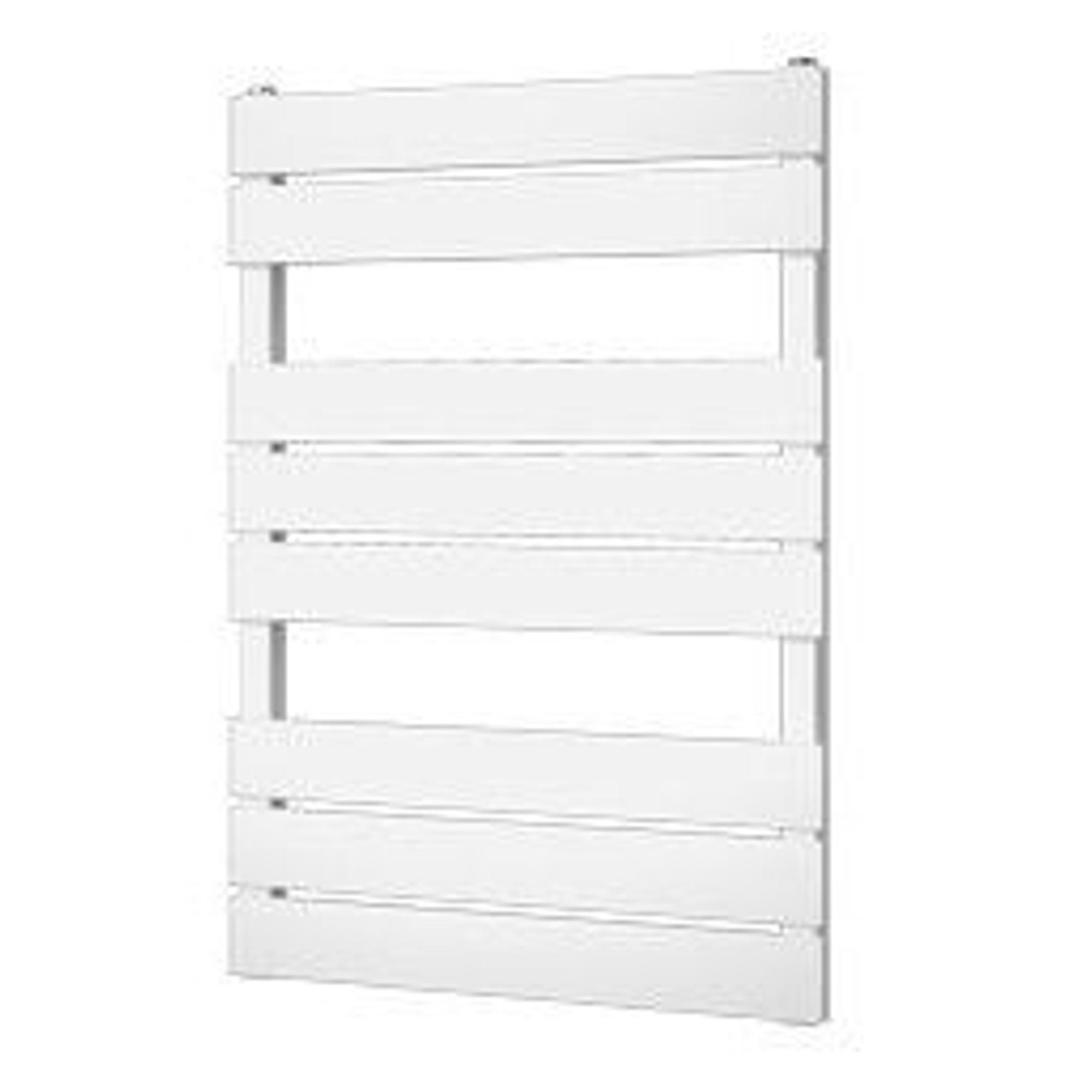 Plieger Genua horizontale designradiator 800x550mm 405W antraciet metallic