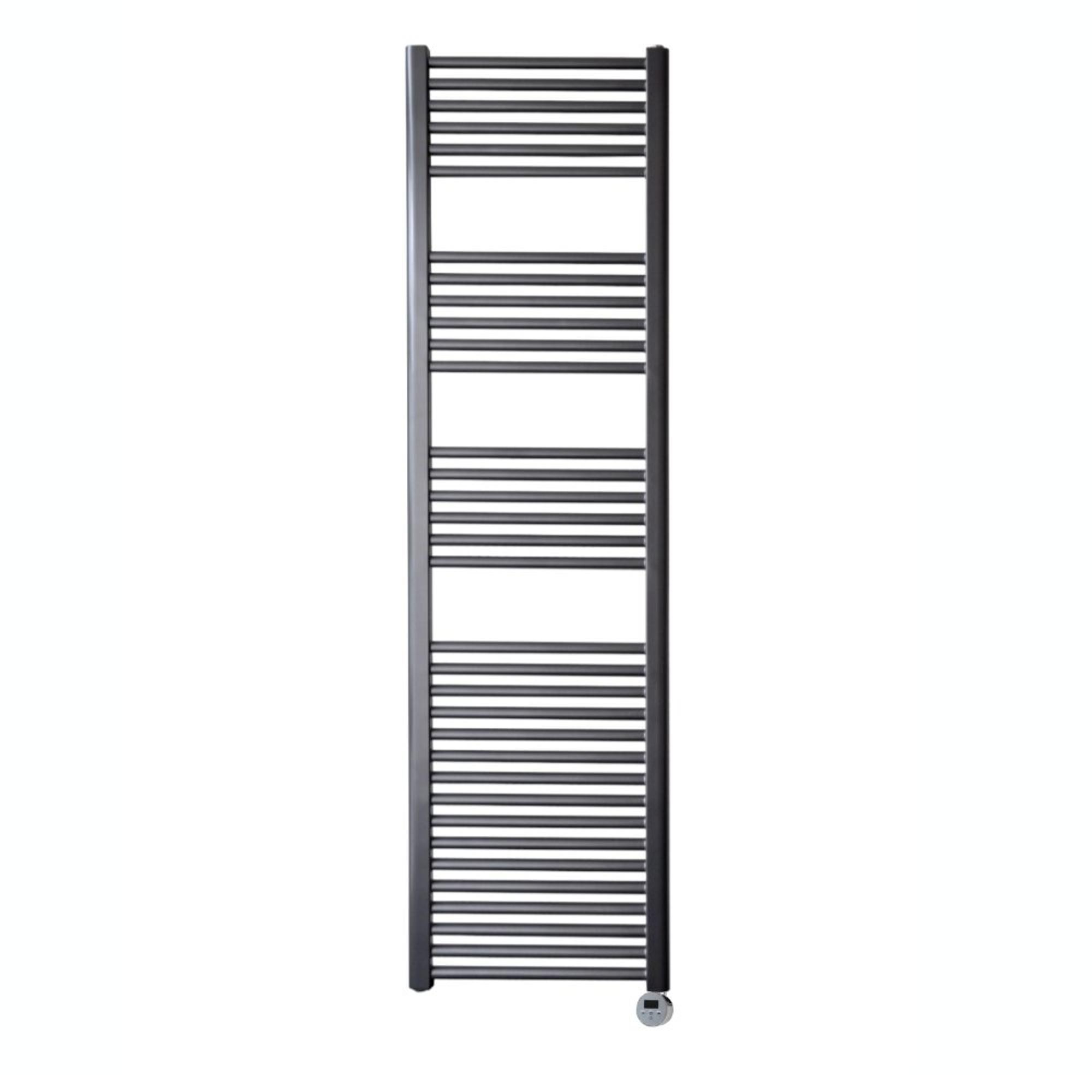 Sanicare Elektroheizkörper - 172x45cm - 920W - Design - Thermostat - Gunmetal