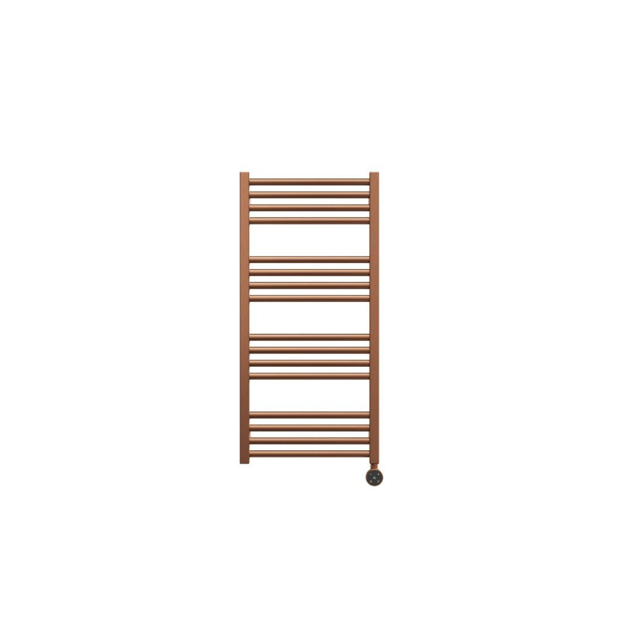 Crosswater MPRO Elektrische handdoekradiator - 90x43cm - 400 Watt - geborsteld brons