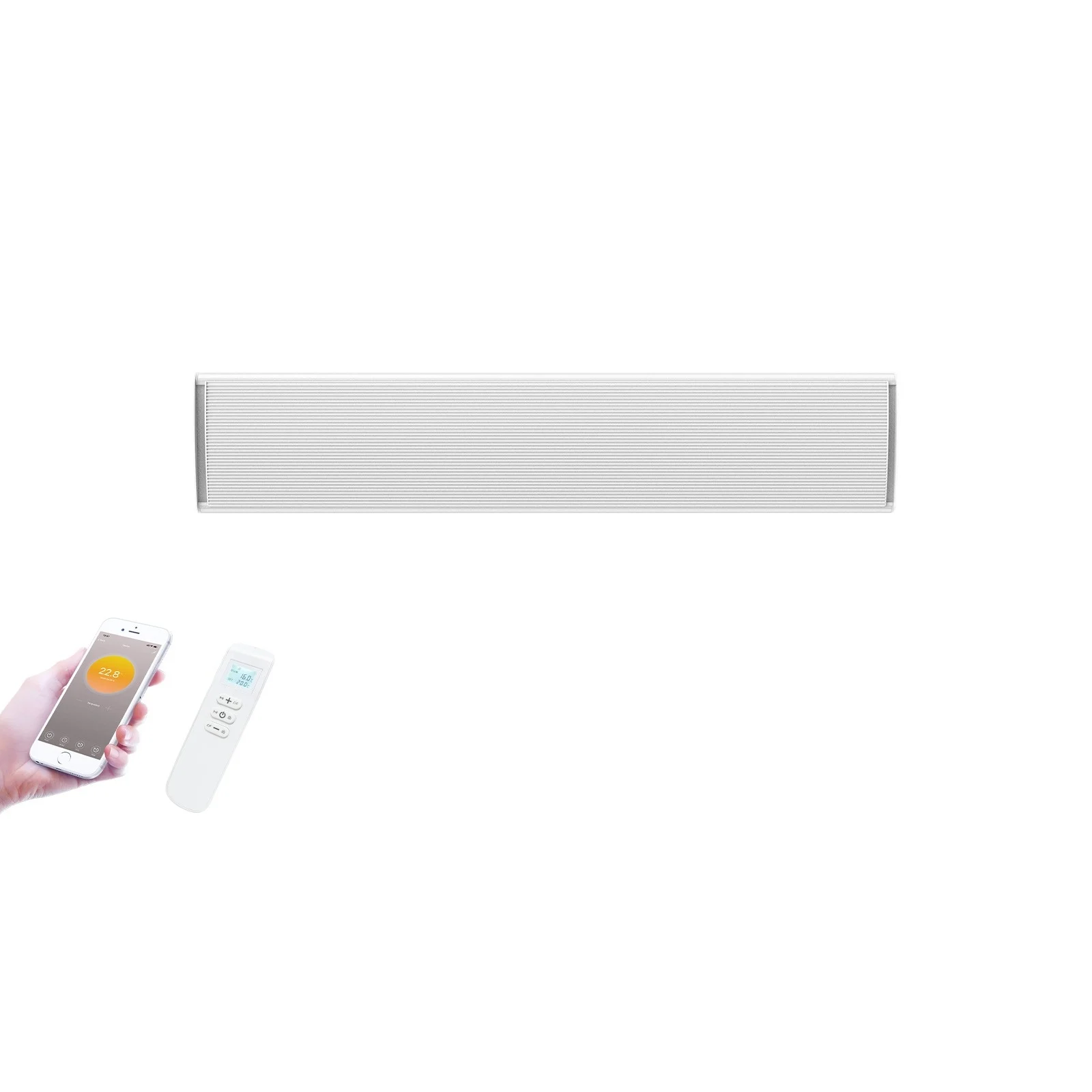 Quality Heating Infrarood terrasverwarmer Whitewarm Wifi 1800-2400W