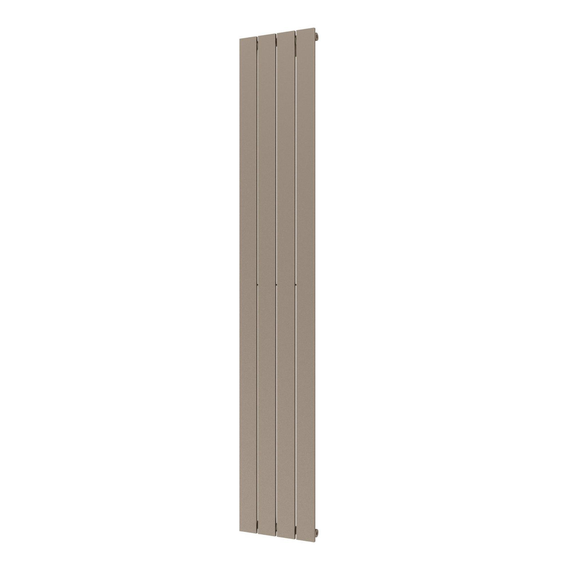 Plieger Cavallino Retto Designradiator Verticaal Enkel 1800x298mm Zandsteen