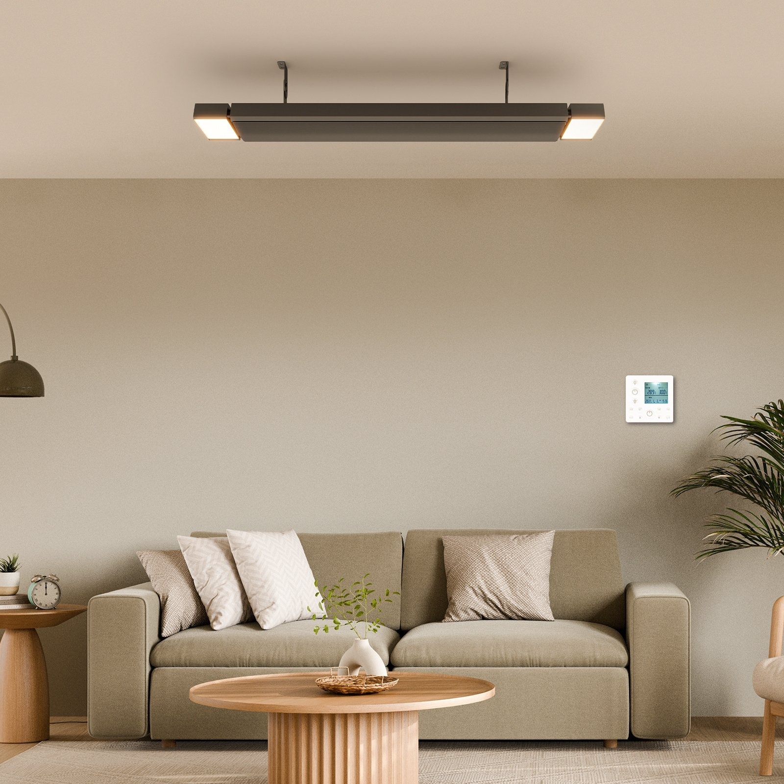 Quality Heating Infraroodstraler GlowBeam met Led en afstandsbediening