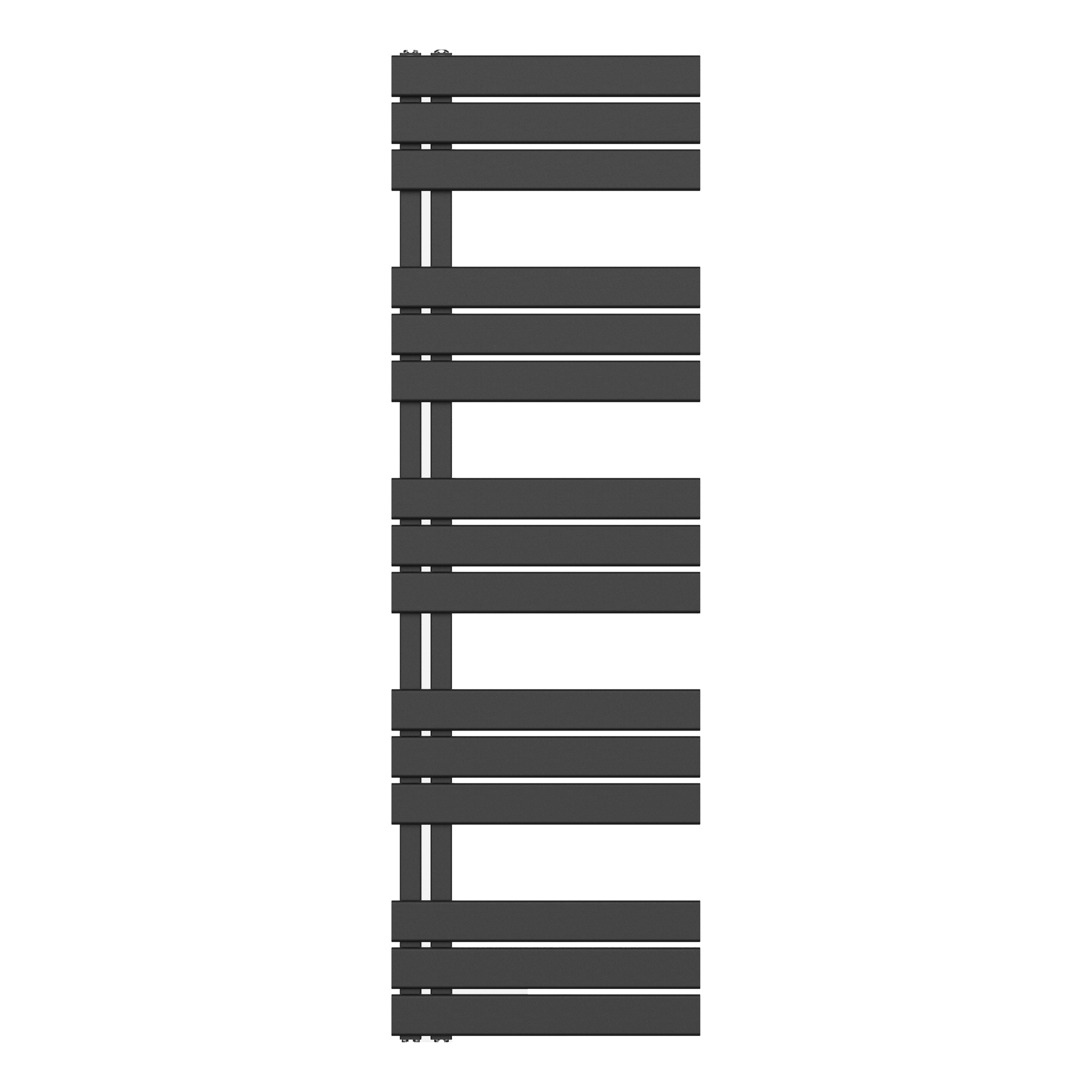 Belrad Handdoekradiator links aansluiting/comb 1600X500mm Zwart