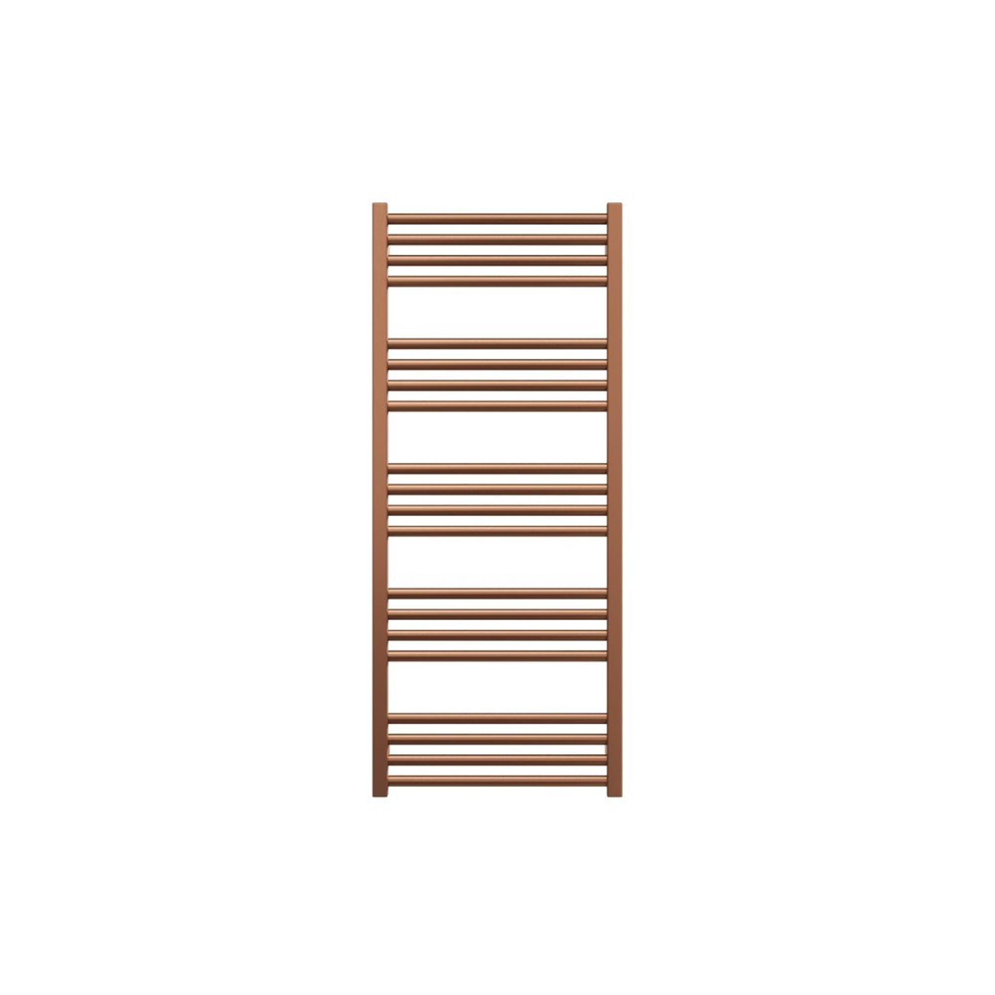 Crosswater MPRO Handdoekradiator 114x48cm - Geborsteld brons
