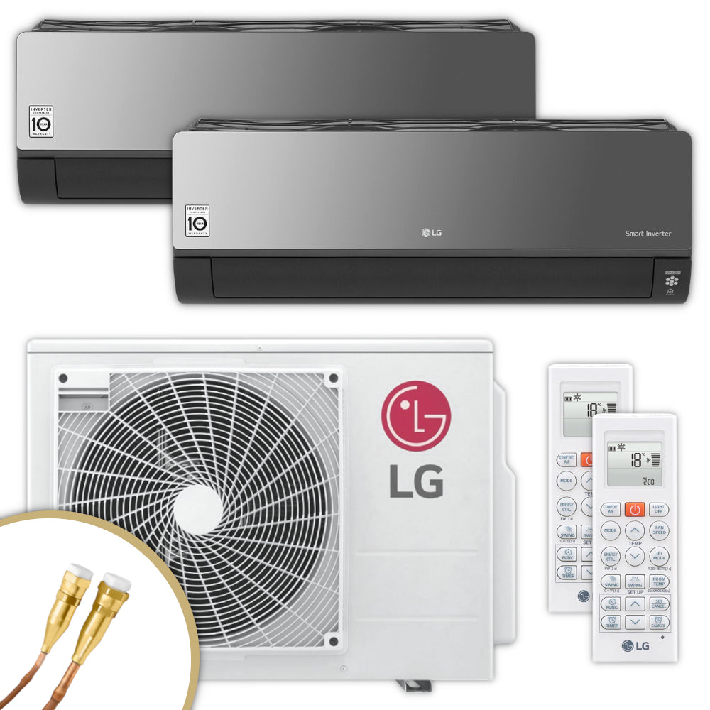 LG ARTCOOL ENERGY Multisplit-airco set | 2,1 kW + 5,0 kW | Quick-Connect