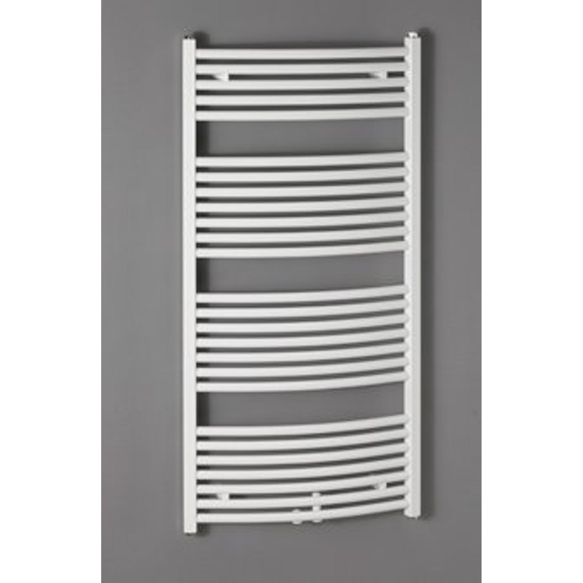 Zehnder Zeno handdoekradiator 170x60cm Staal Wit glans