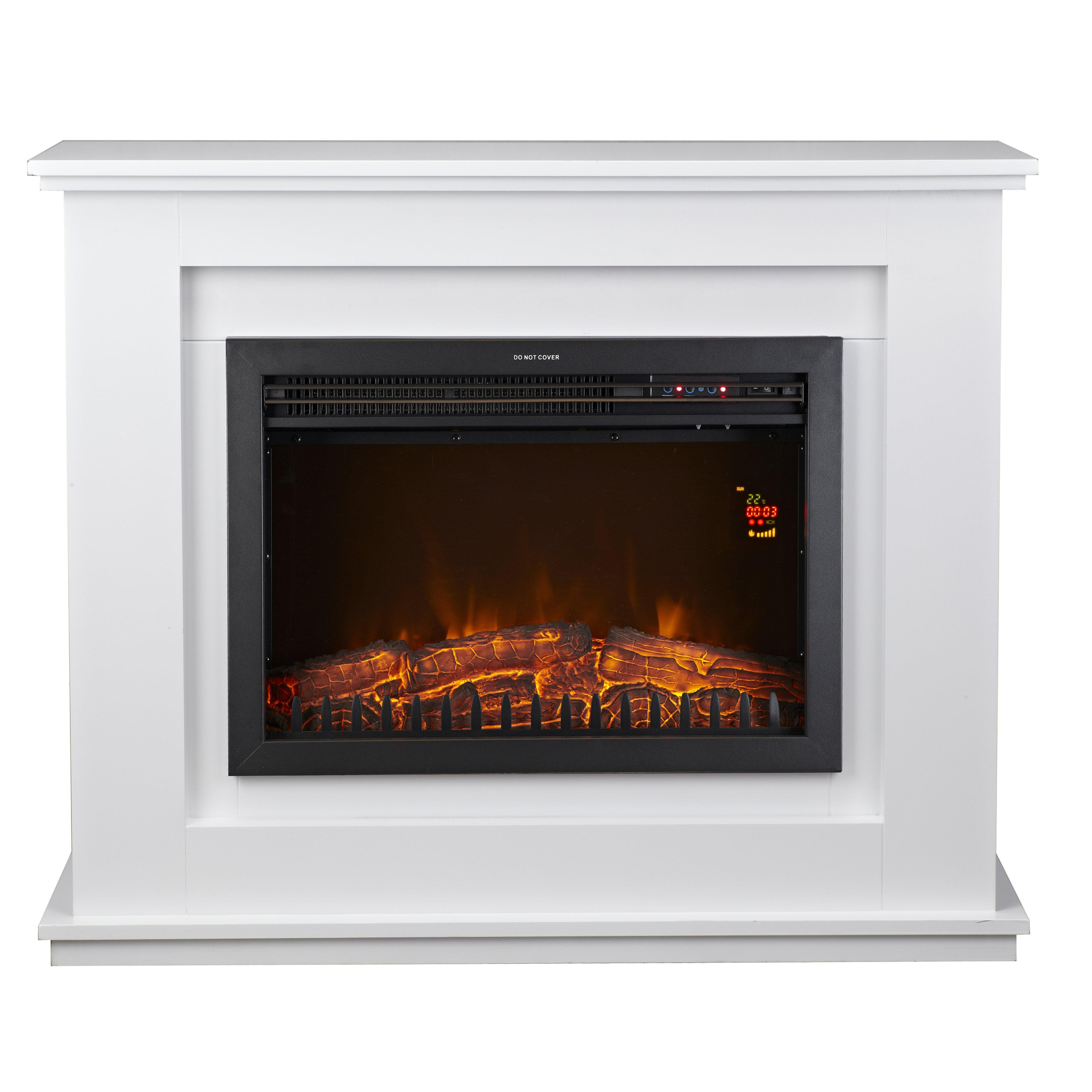 Eurom Malmo Sfeerhaard Vrijstaand 2000watt 108x37.5x90cm Wit