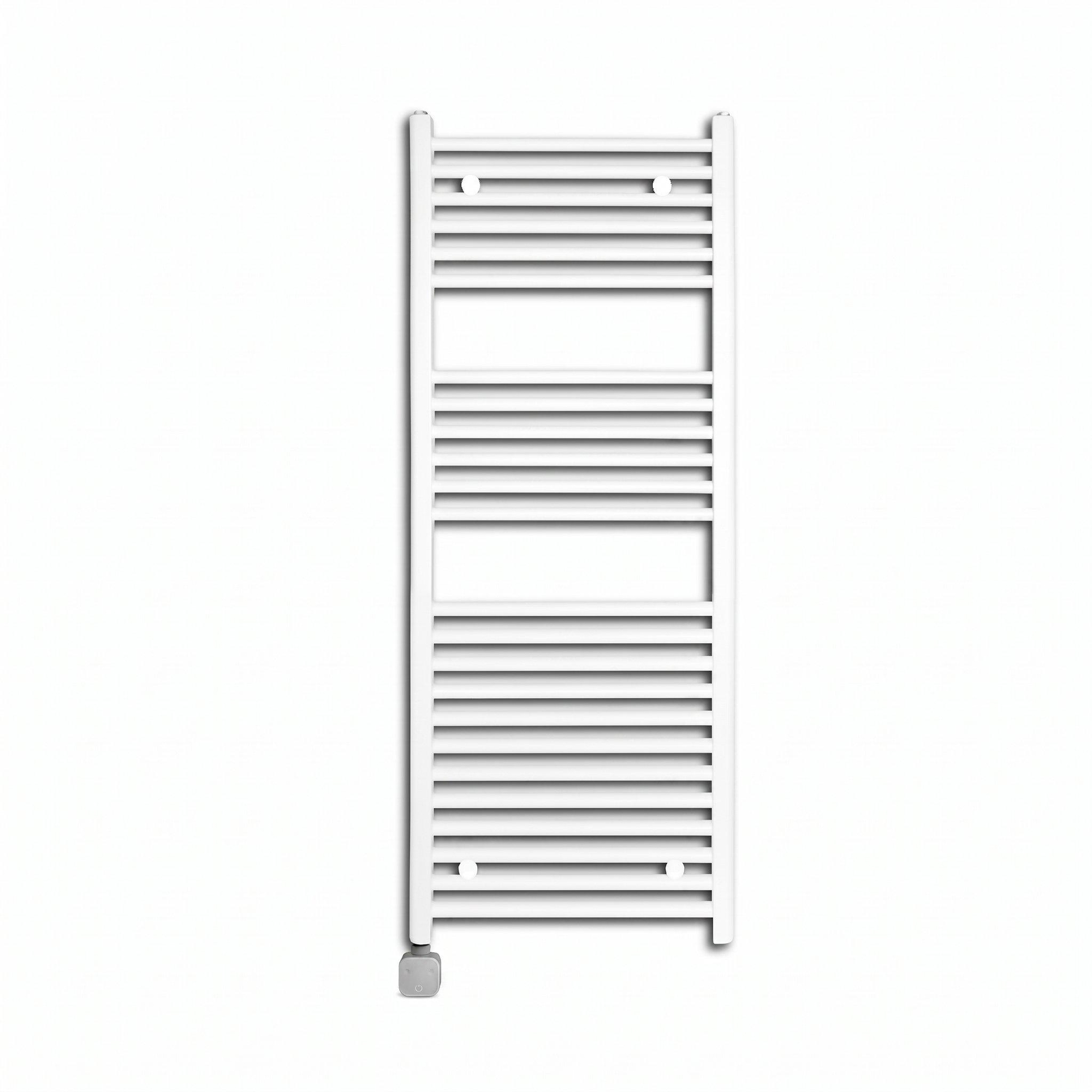 Sanicare Lumara Elektrische Radiator - 120x50cm - 750W - Mat wit - thermostaat linksonder