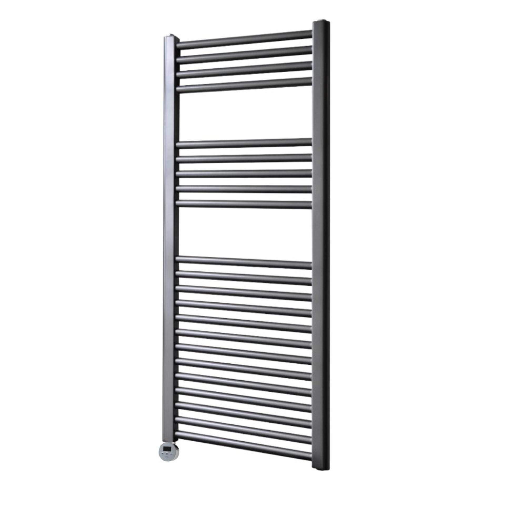 Sanicare Elektrische Radiator - 111.8x60cm - 730W - design - gunmetal