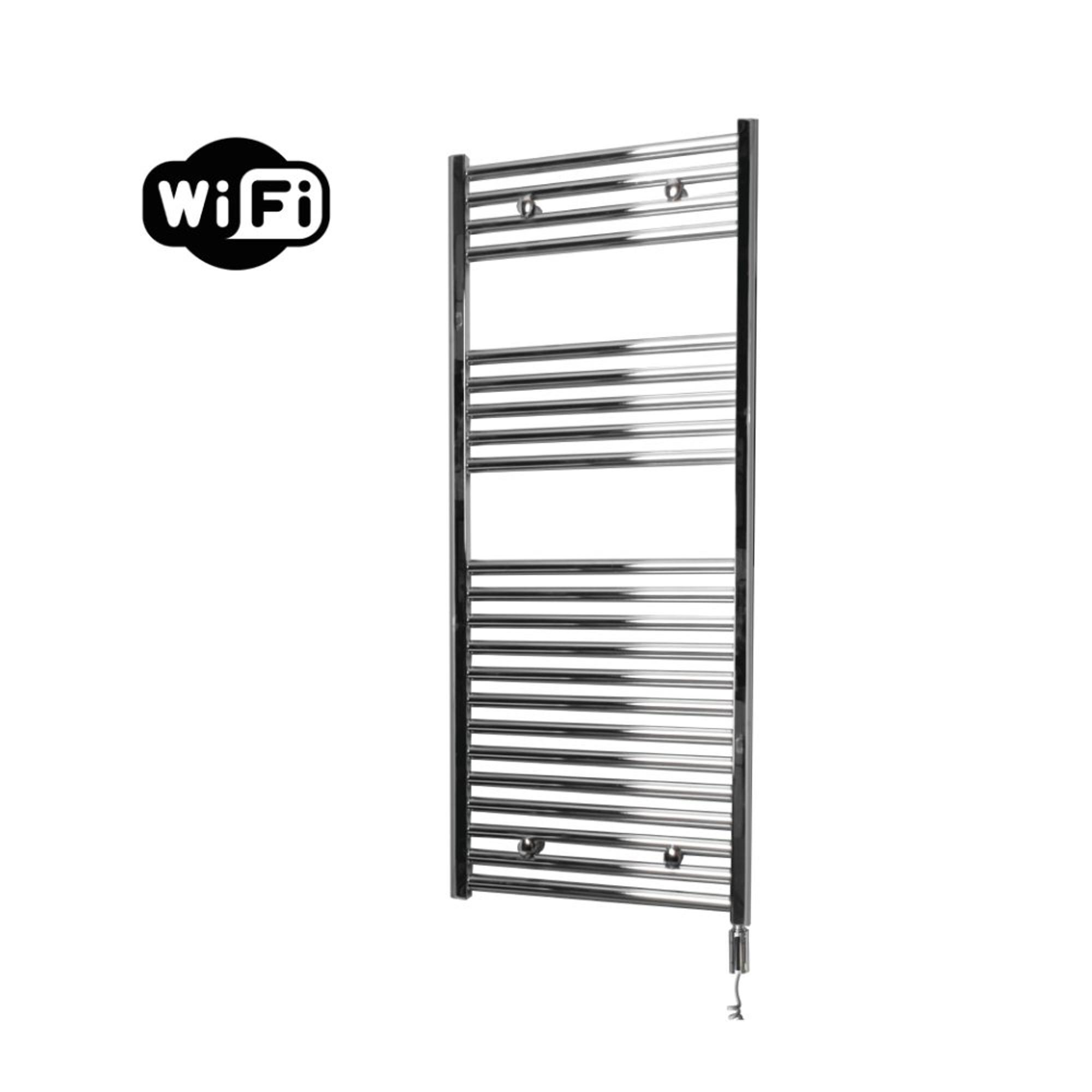 Sanicare HVW Elektroheizkörper - 111.8x60cm - 533W - WiFi - Chrom