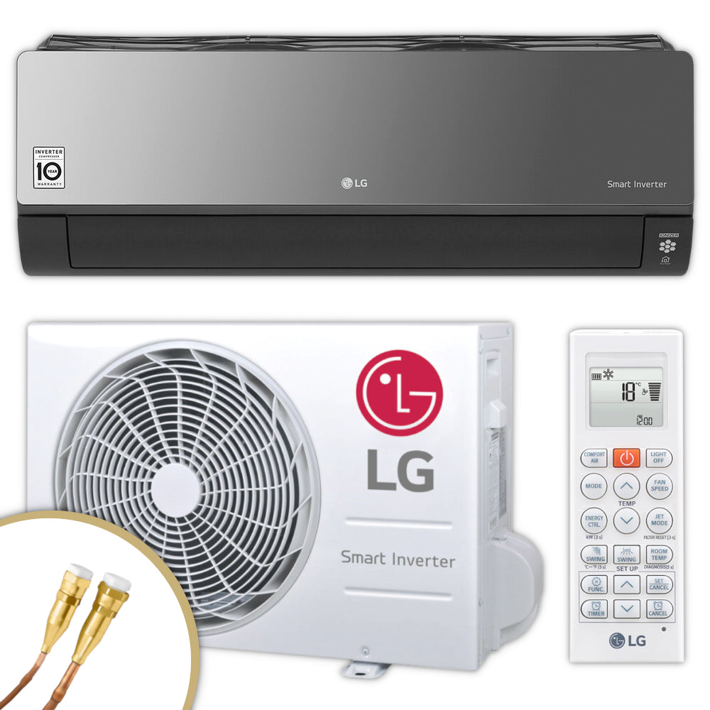 LG ARTCOOL ENERGY AC12BK split airconditioner set 3,5 kW met Quick-Connect