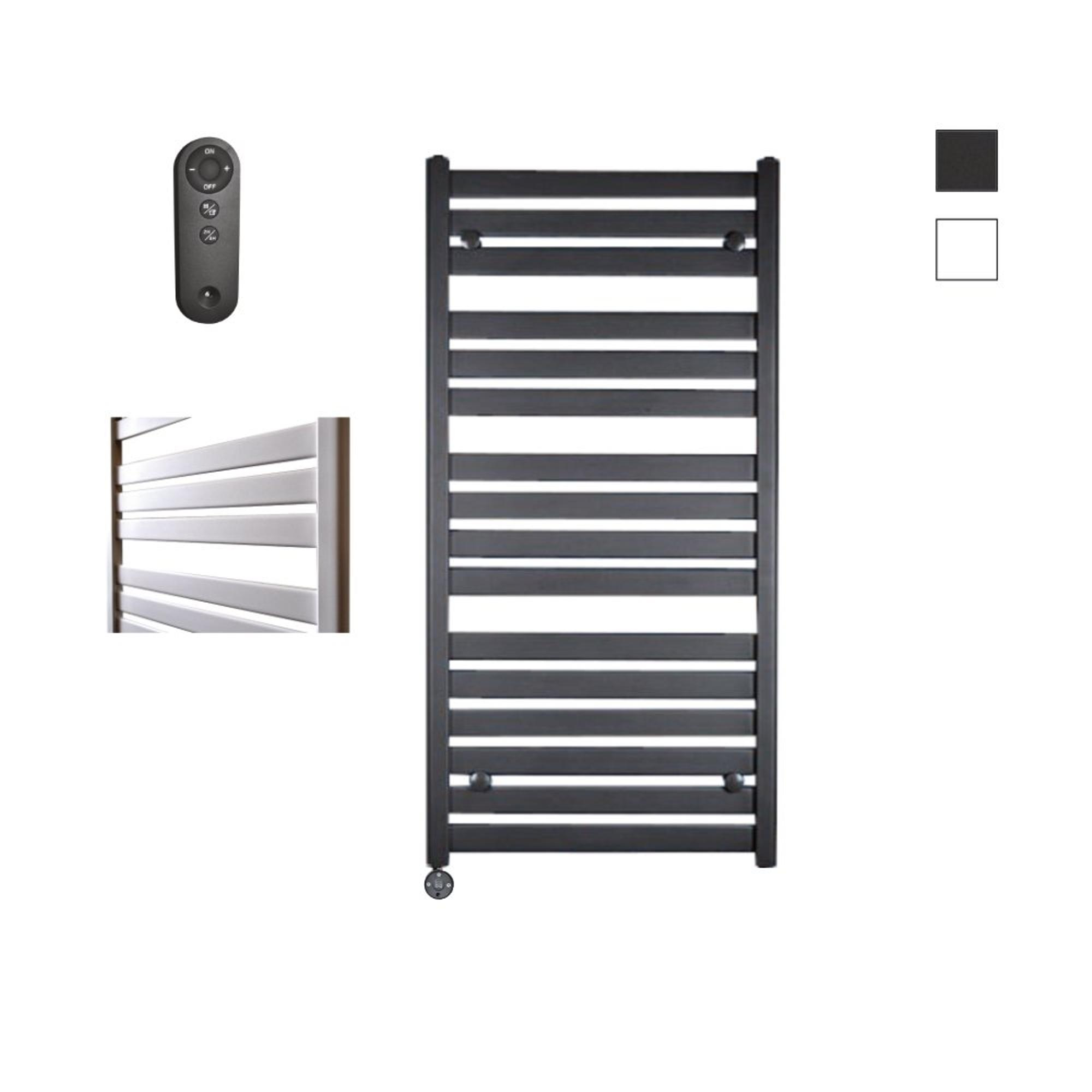Sanicare HVS Moda Elektrische Radiator - 120x60cm - 876W - mat zwart