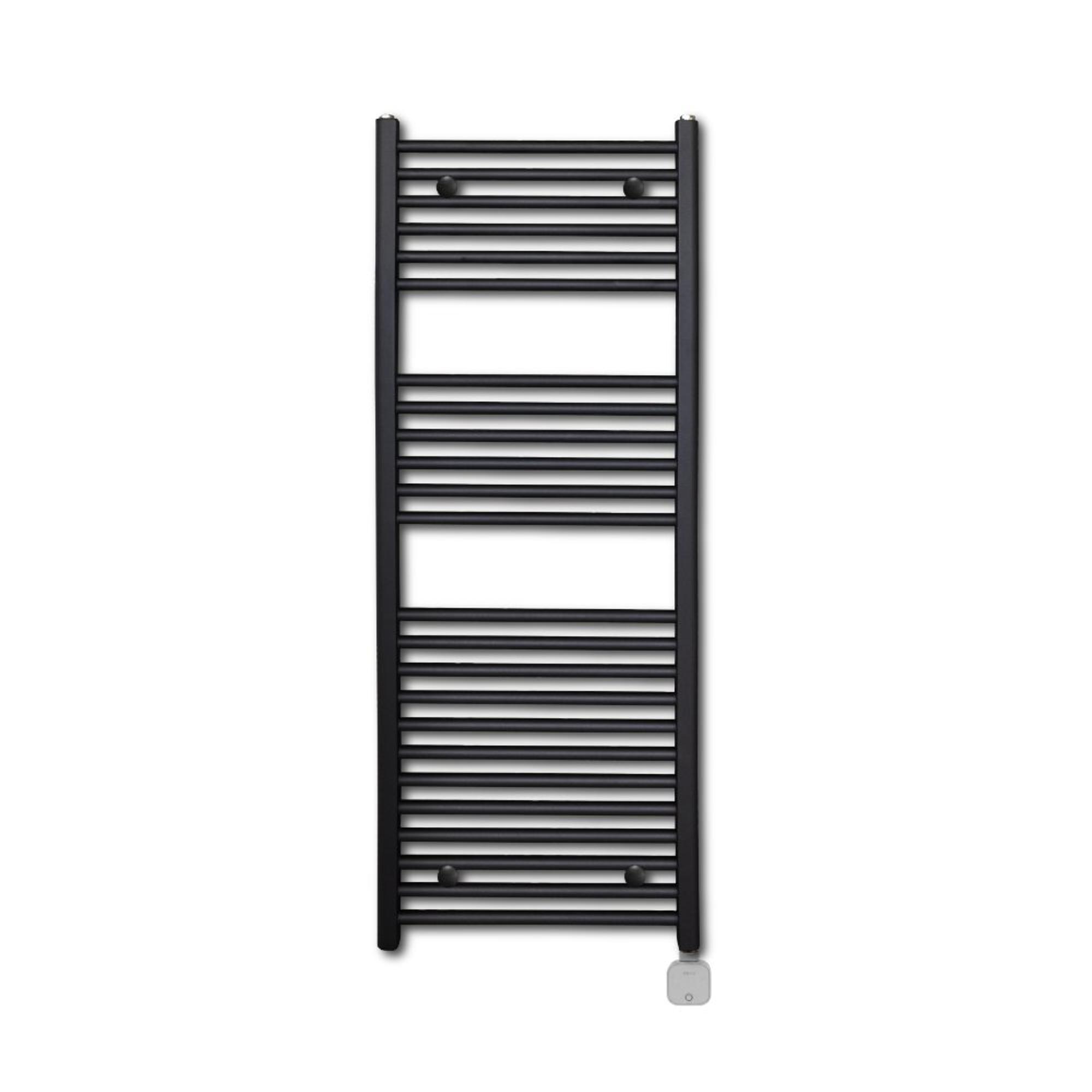 Sanicare Lumara Elektroheizkörper - 120x50cm - 750W - Silberner Thermostat