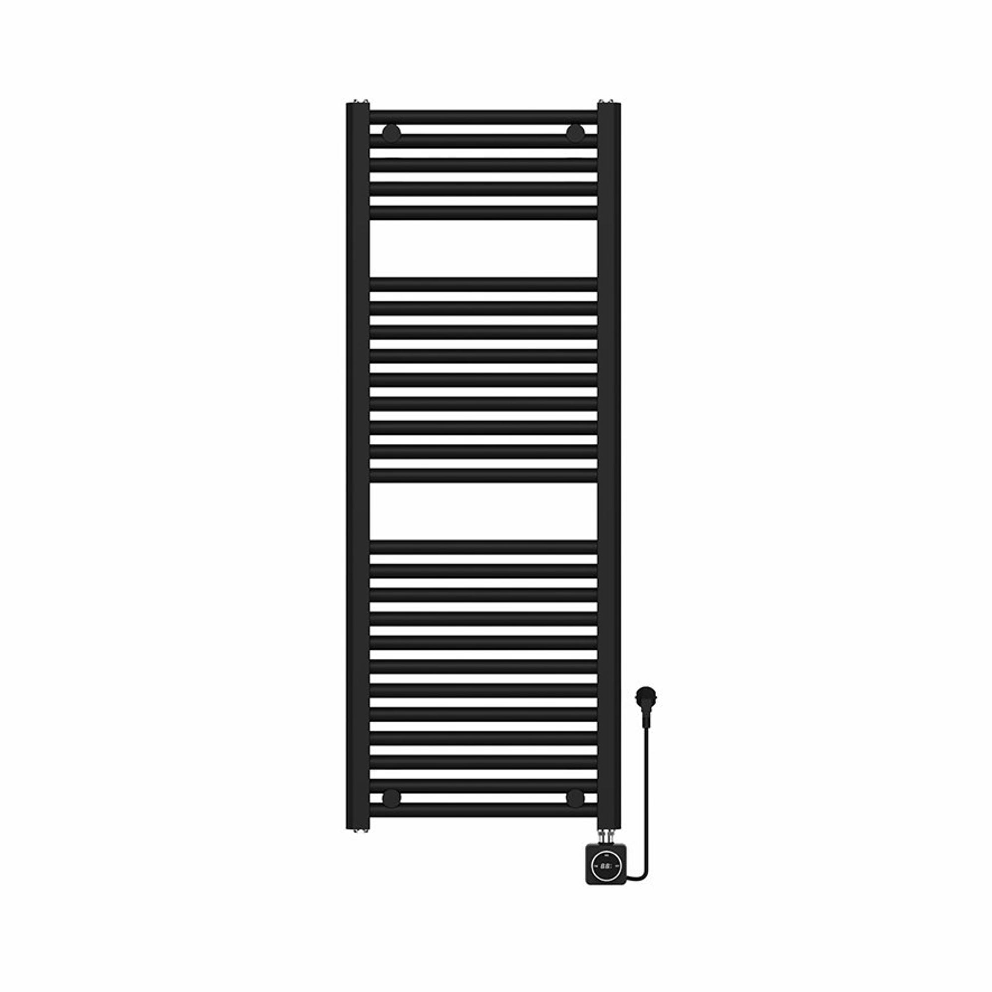 Wiesbaden Elara Elektrische radiator Smart WiFi - 118.5x45cm - mat zwart