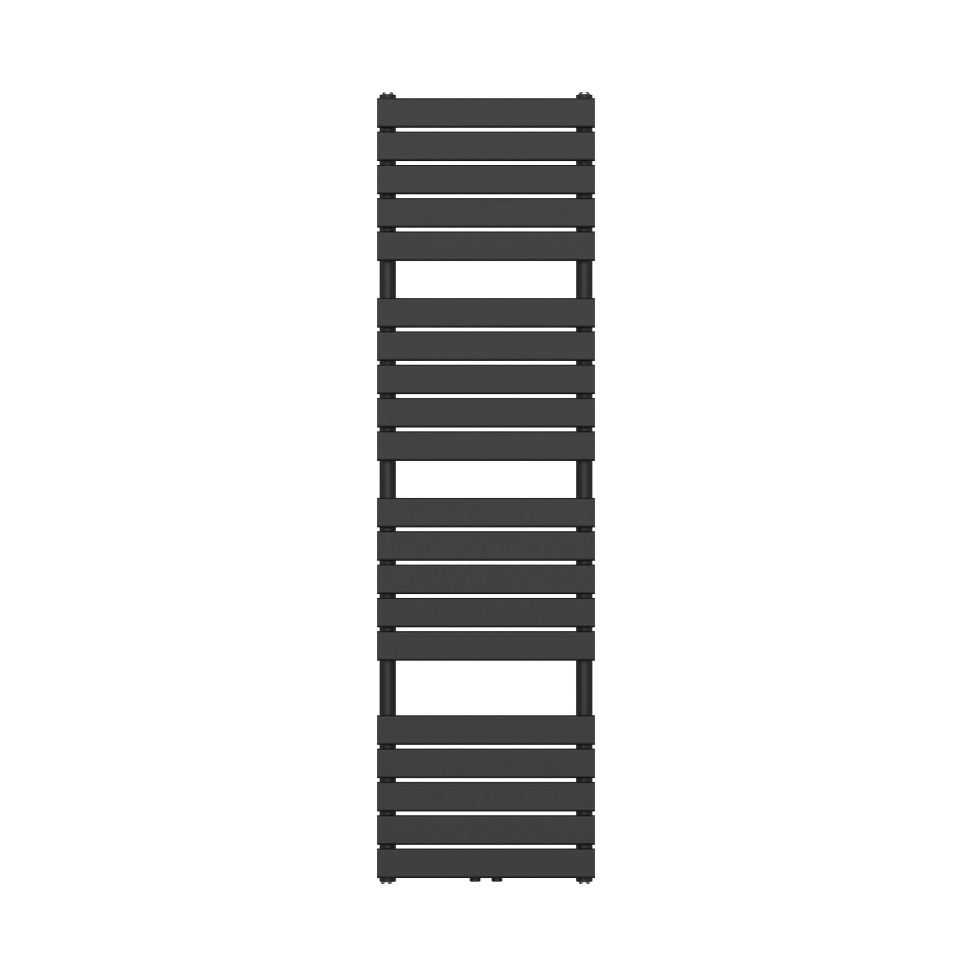 Belrad Handdoekradiator - middenaansluiting - 1800x500mm - Zwart